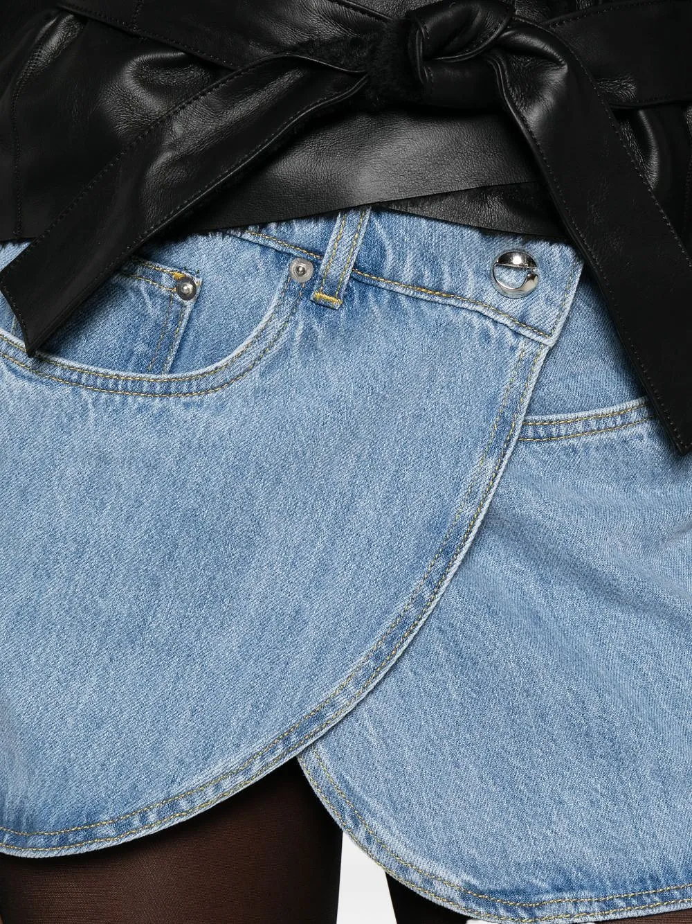 Mini Skirt With Belt Loop