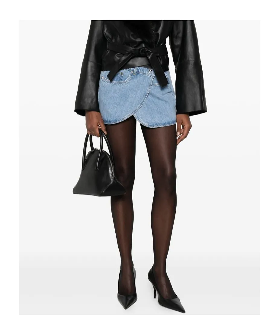 Mini Skirt With Belt Loop