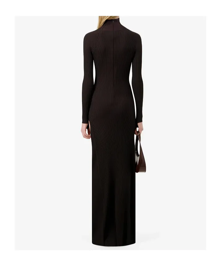Ribbed Cut-Out Dress