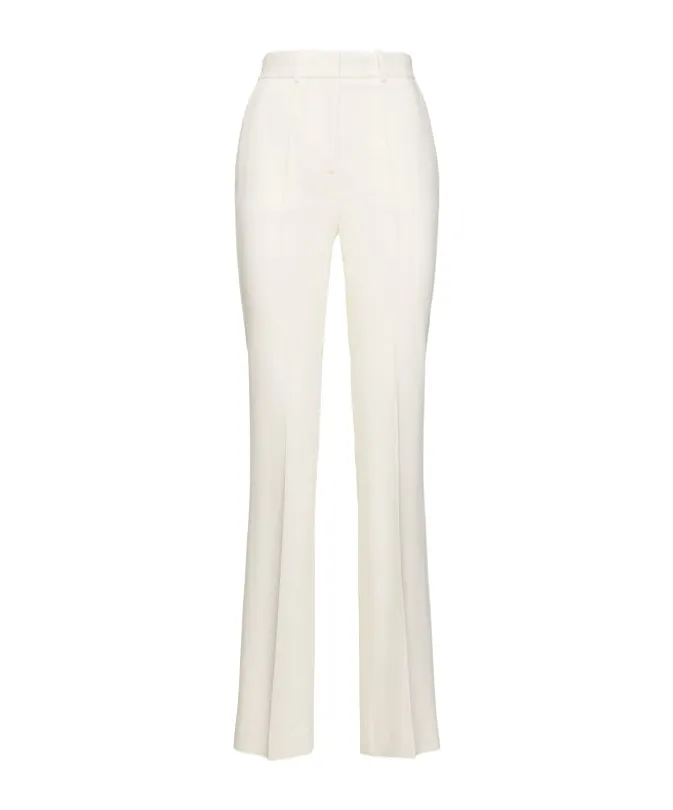 Straight Slim-Fitting Pants