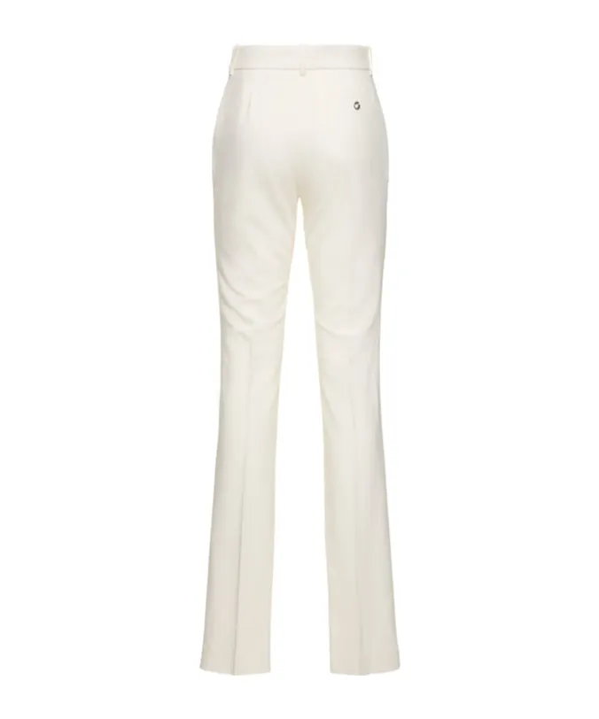 Straight Slim-Fitting Pants