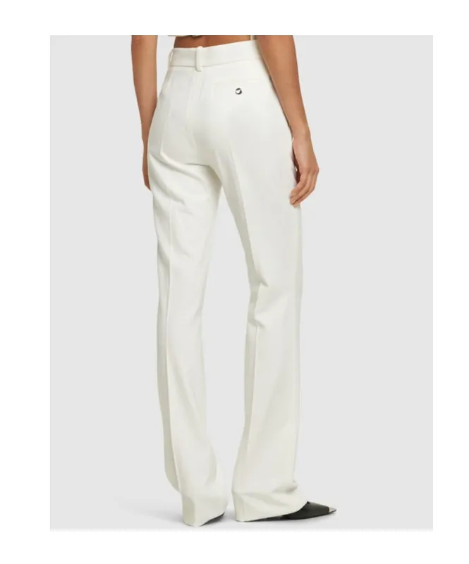 Straight Slim-Fitting Pants