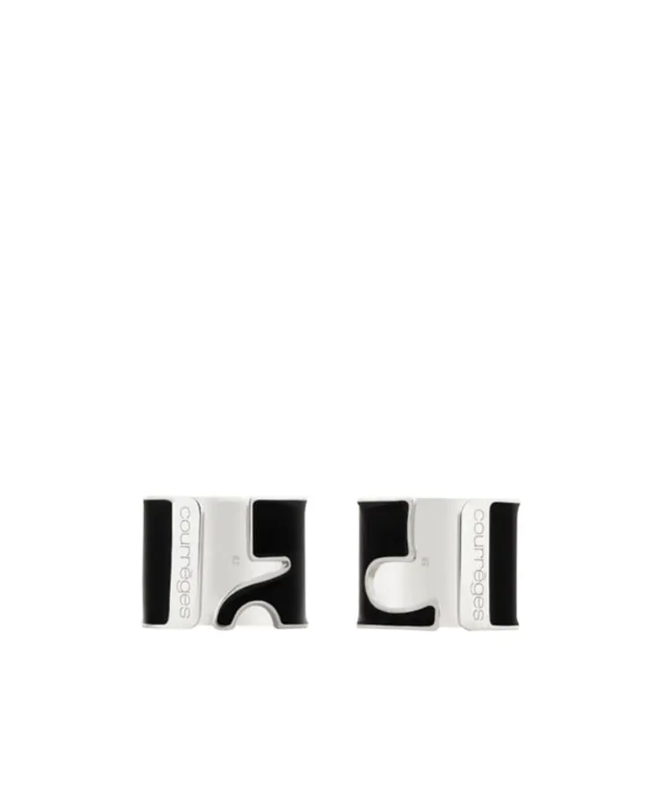 Logo-Enamel Ring Set