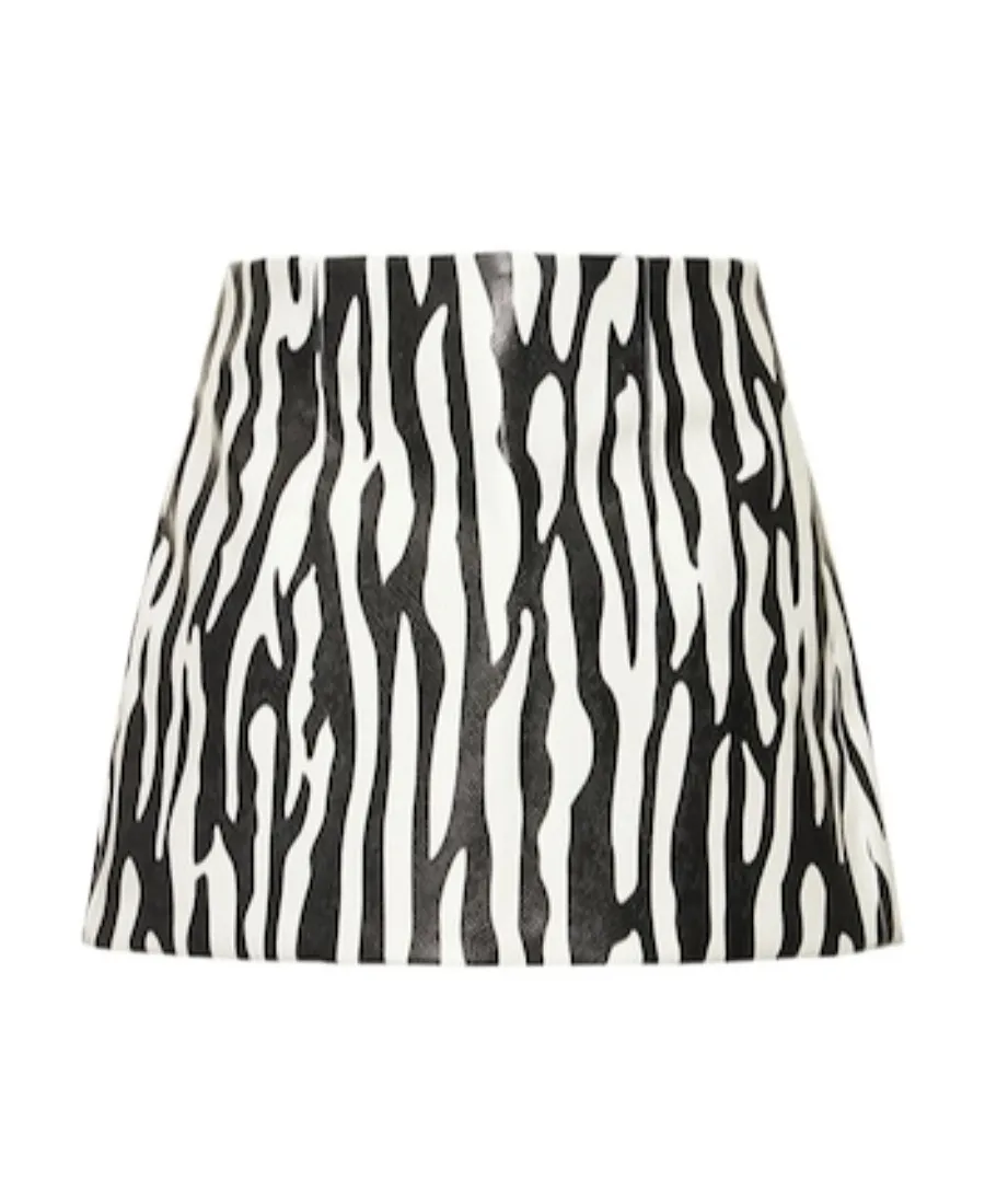 Zebra Miniskirt
