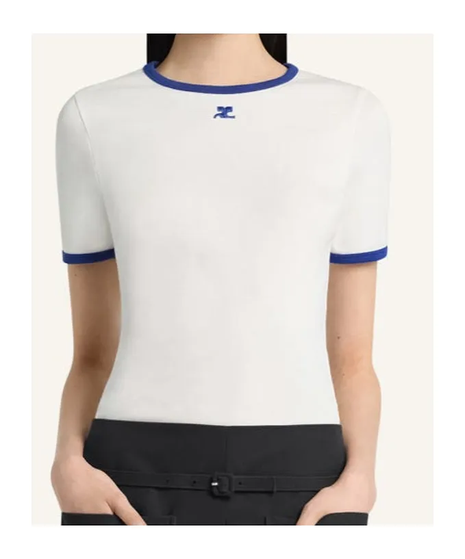 CourrÈGes Heritage Crewneck T-Shirt