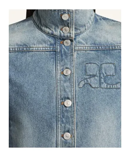 CourrÈGes Reedition Buttoned Denim Jacket