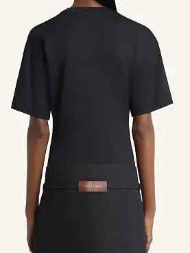 CourrÈGes Waisted Printed T-Shirt