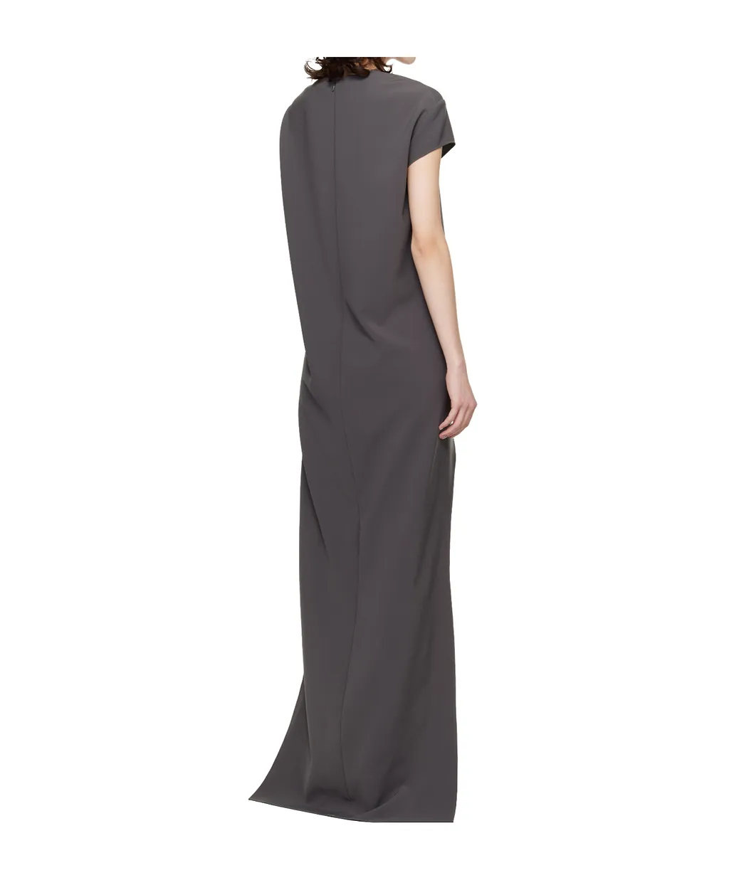 Rounded Hem Long Dress