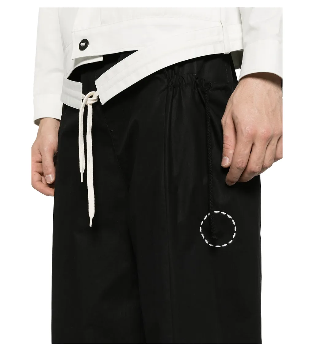 Drawstring-Fastening Trousers