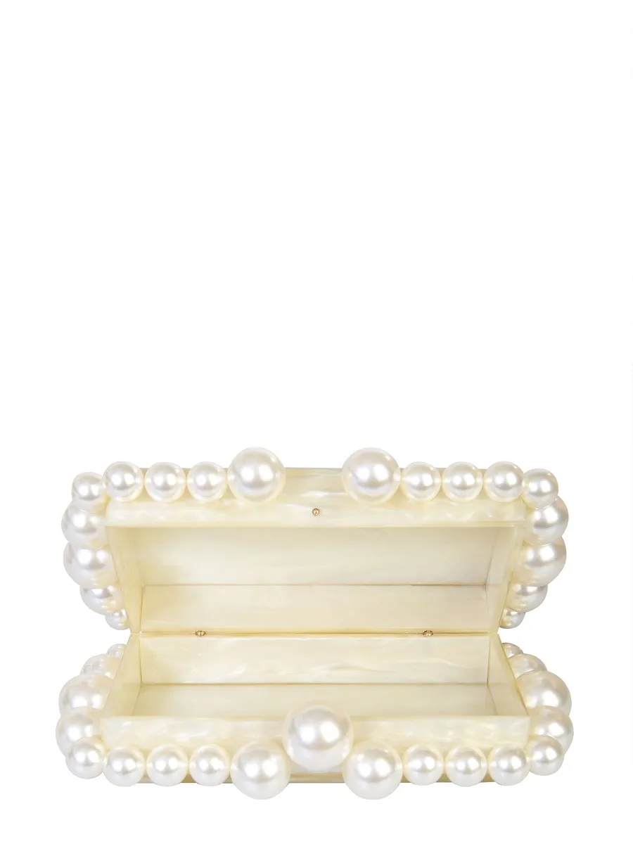 Cult Gaia Eos Box Clutch Bag