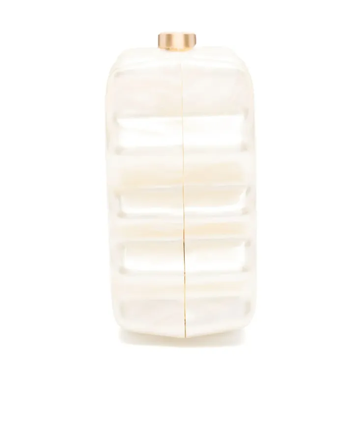 Cult Gaia Paloma Logo Printed Clutch Bag