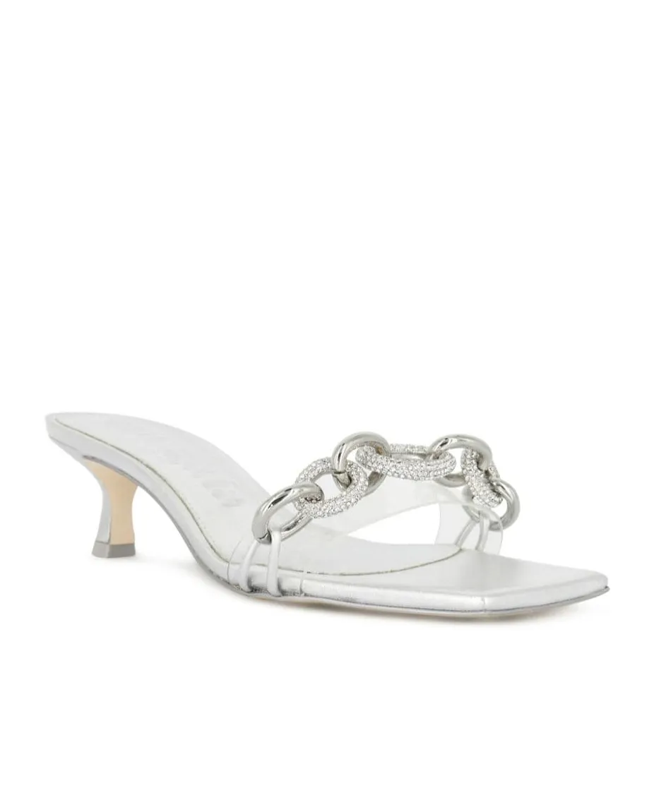 Lynn Metallic Leather Sandals