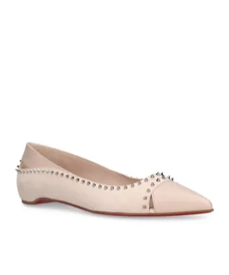 Duvettina Flat-Soled Ballet Shoes