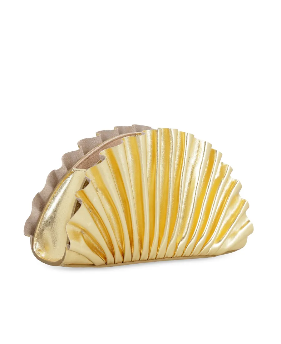 Nala Shell-Detail Mini Clutch