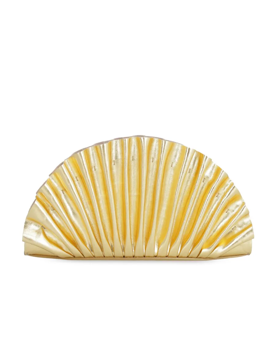 Nala Shell-Detail Mini Clutch