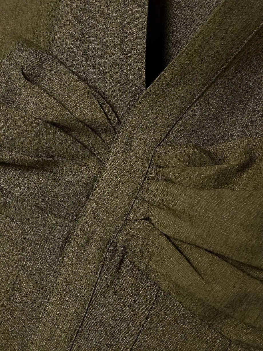 Pleated Detail Dress