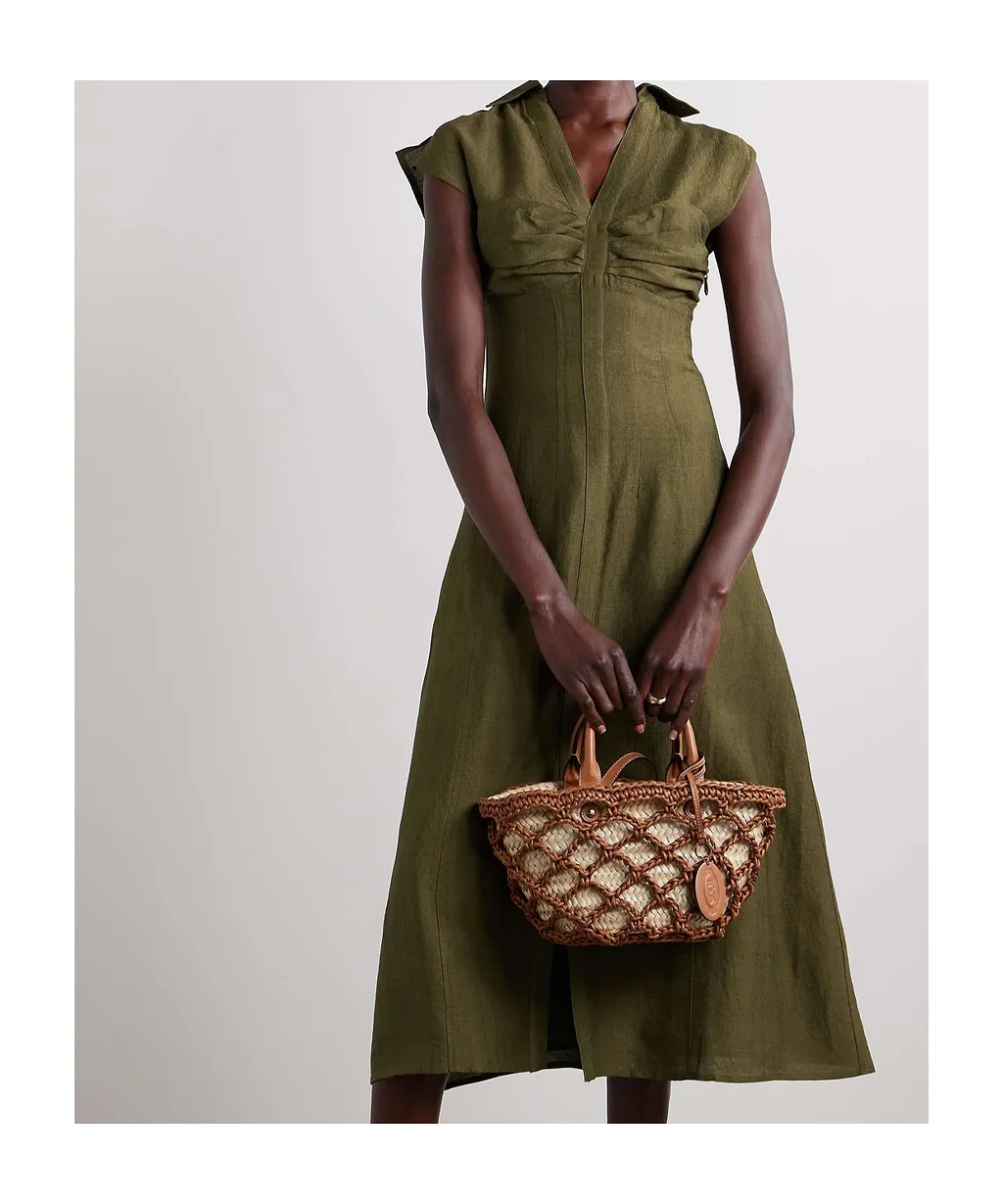 Pleated Detail Dress