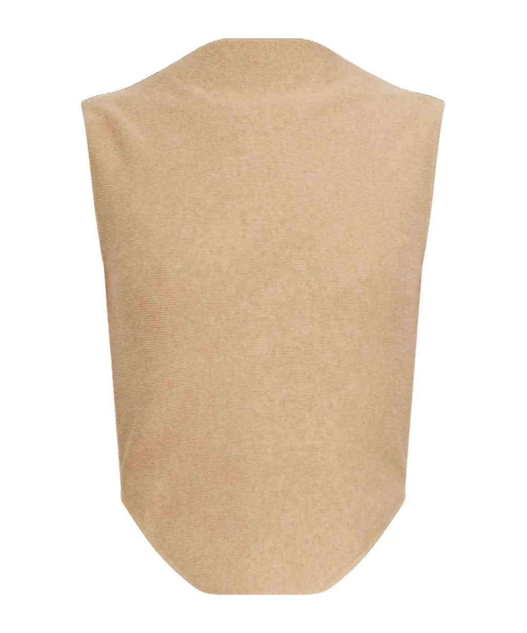 Romma High-Neck Knit Vest