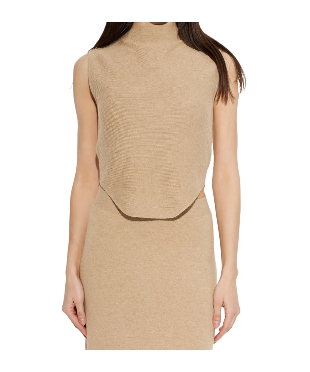 Romma High-Neck Knit Vest