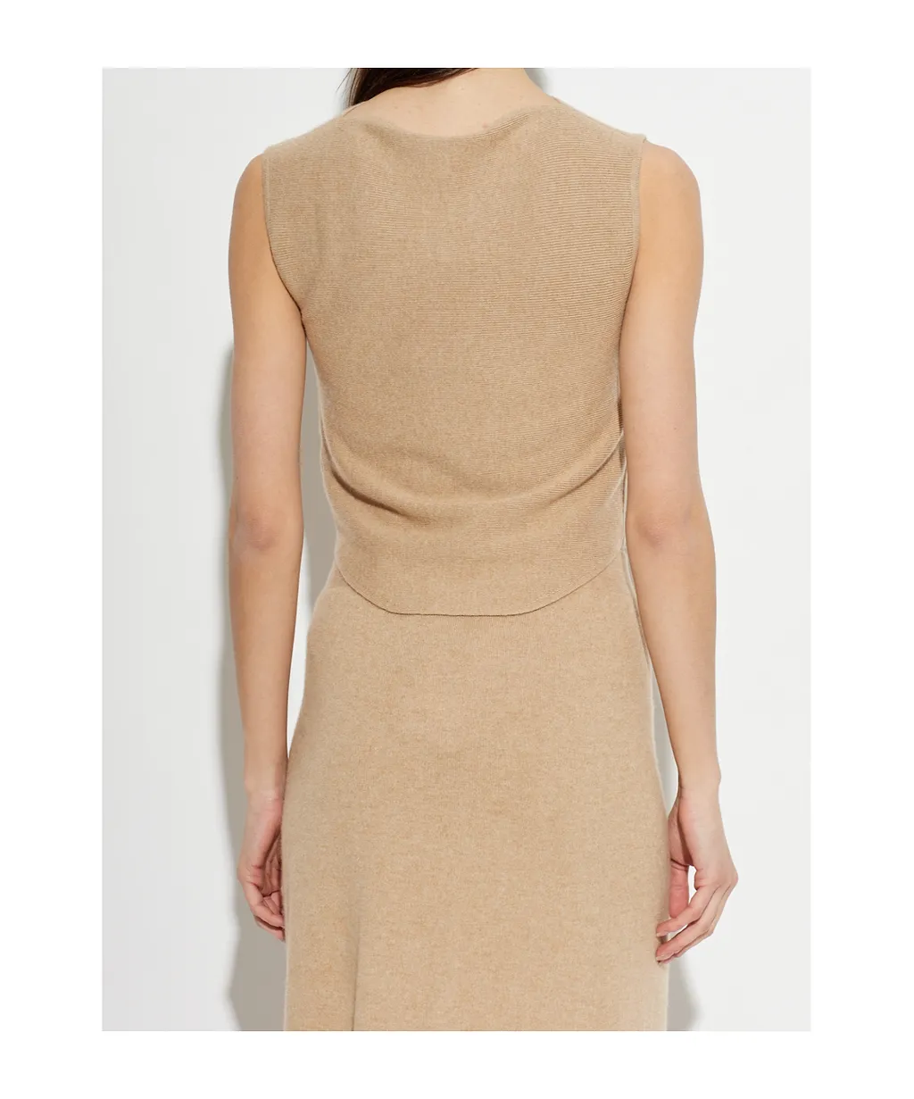 Romma High-Neck Knit Vest