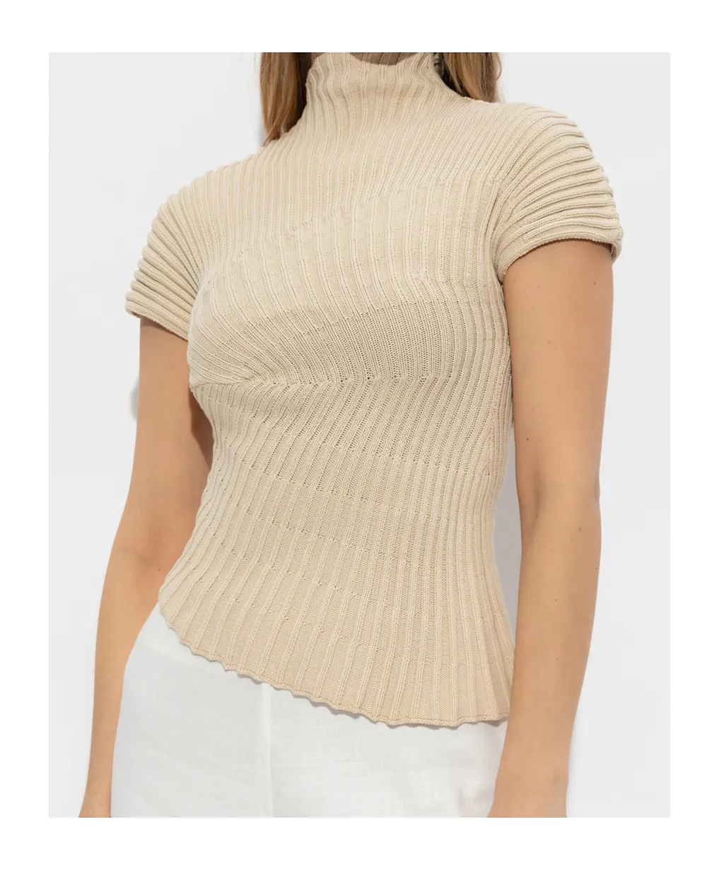 Short-Sleeved Sweater