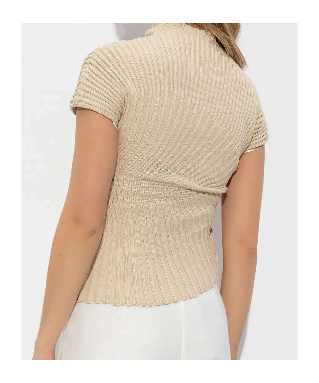 Short-Sleeved Sweater