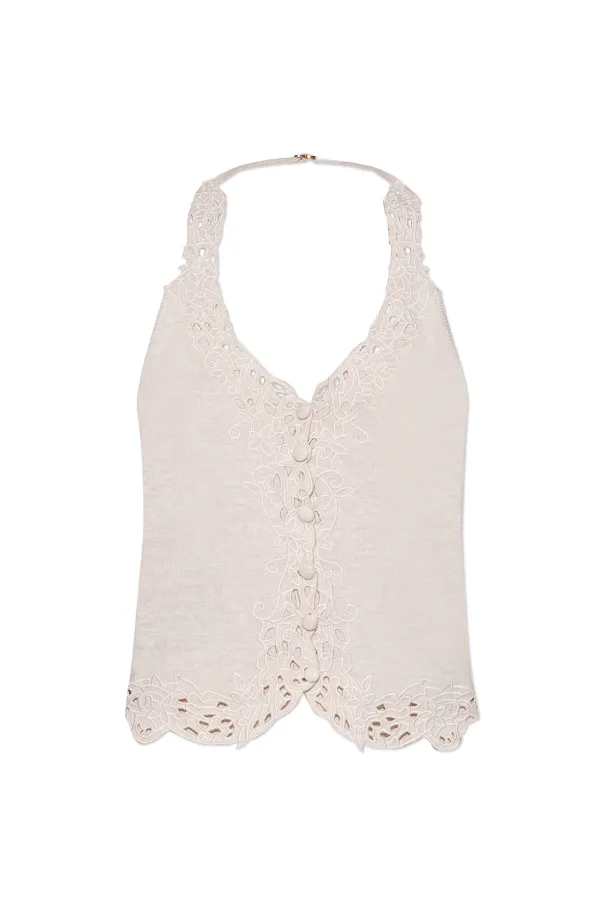 Cult Gaia Nat Knitted Top