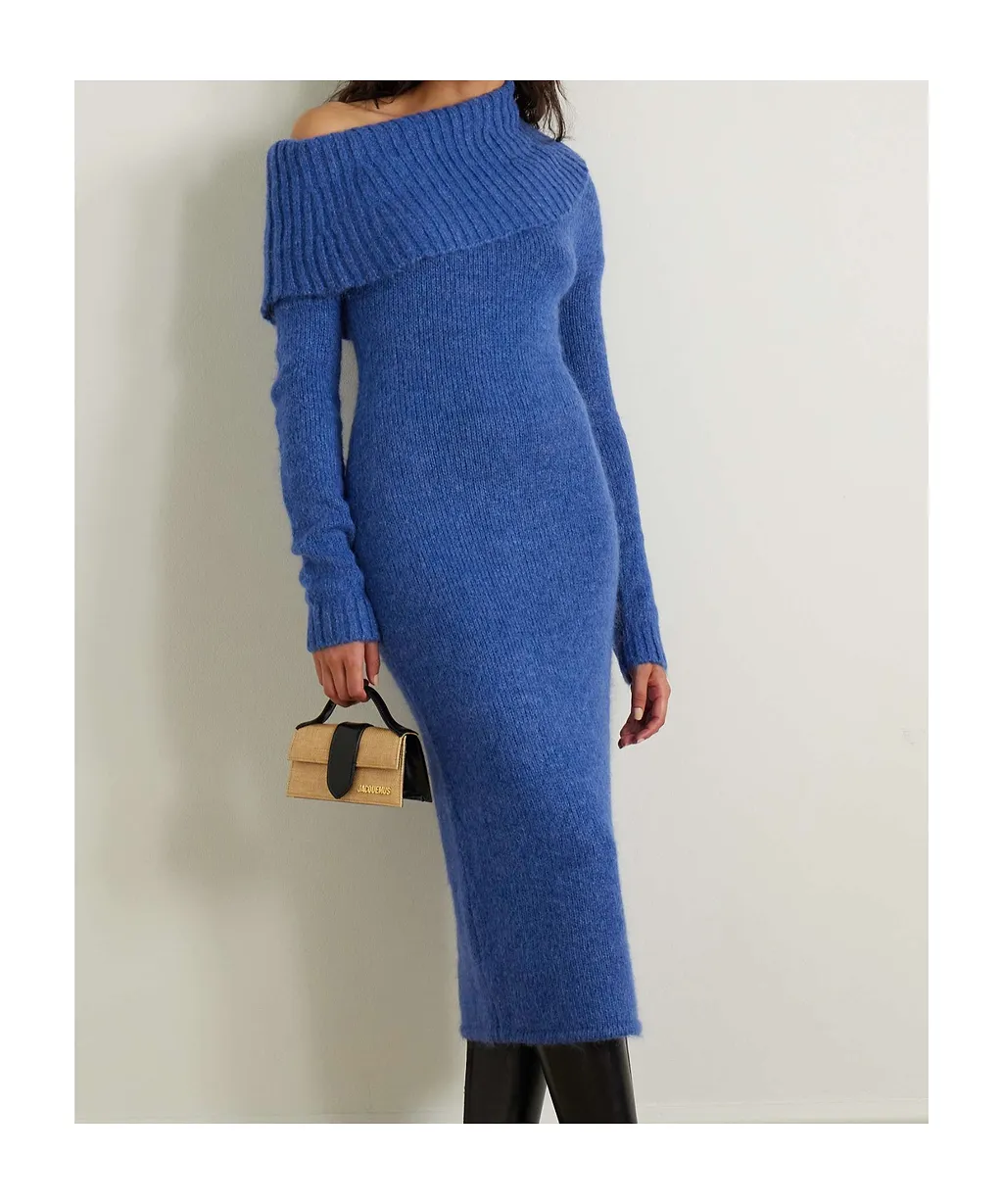 Strapless Knitted Dress