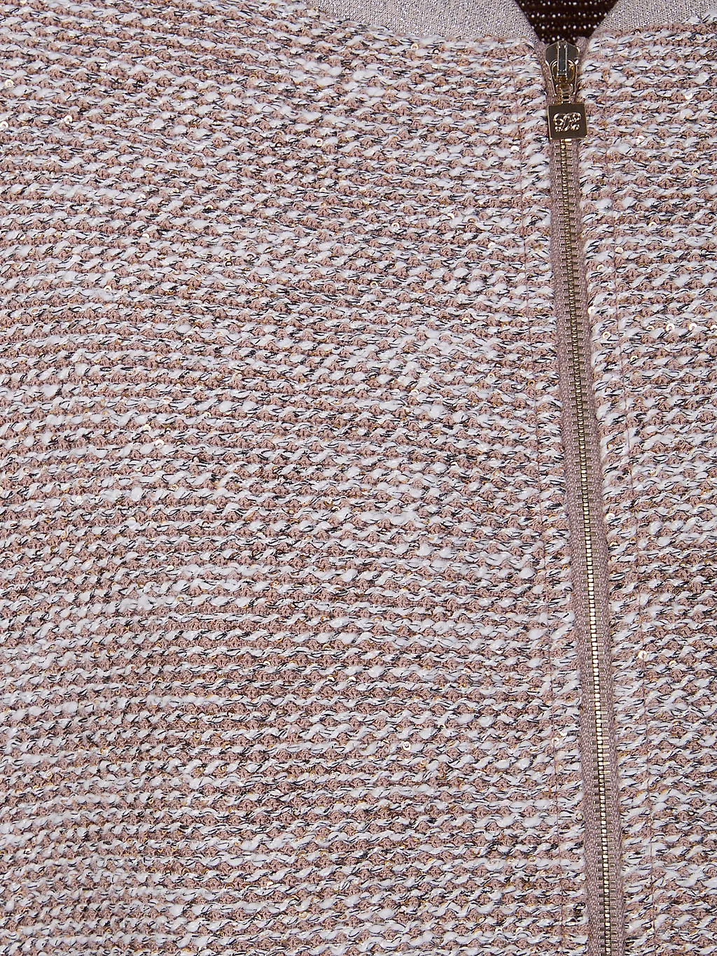 D.Exterior Textured Zip Bomber Jacket