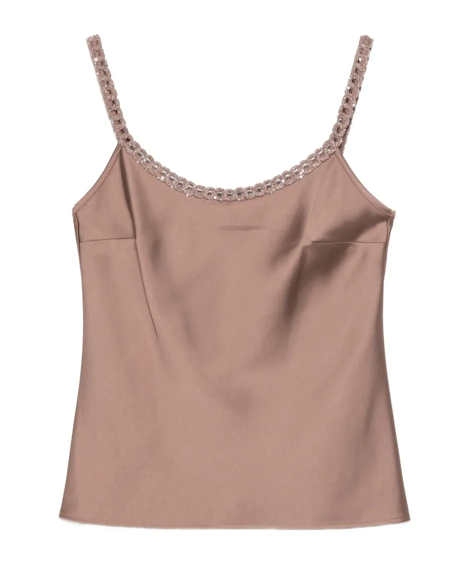 D.Exterior Embellished Camisole Top