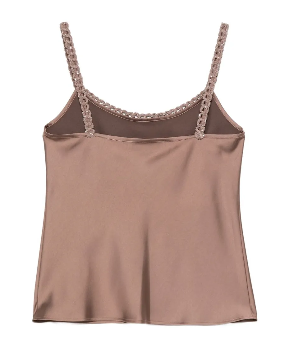 D.Exterior Embellished Camisole Top