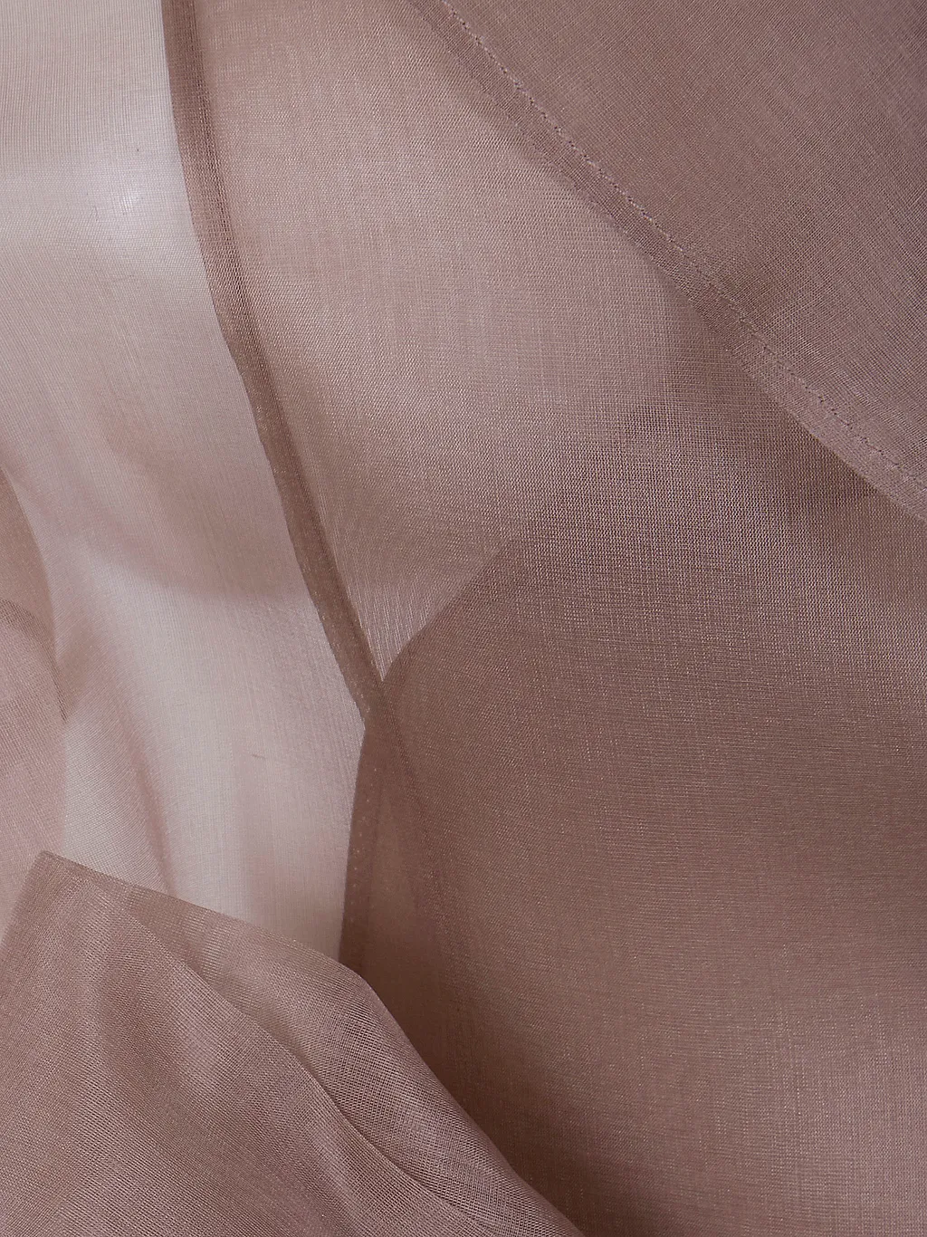 D.Exterior Sheer Organza Belted Jacket