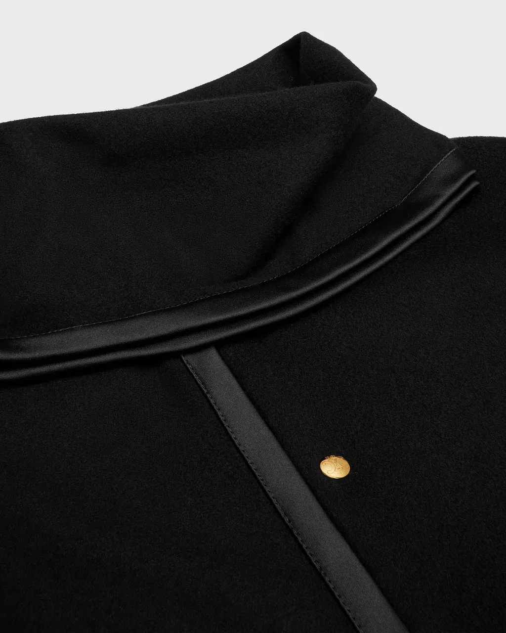Scarf Jacket In Wool Cloth