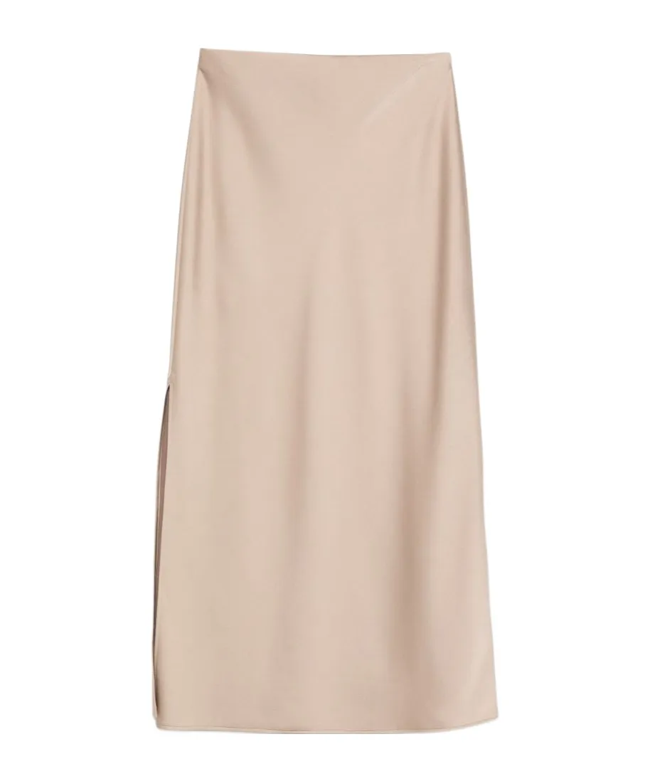 Slit Midi Skirt