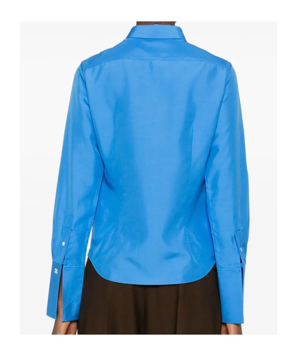 Shirt In Silk Poplin