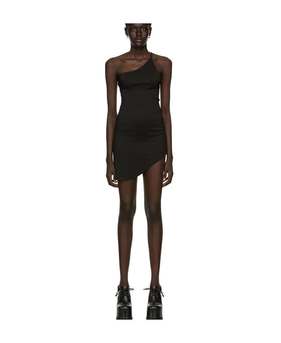 Asymmetrical Slim Dress