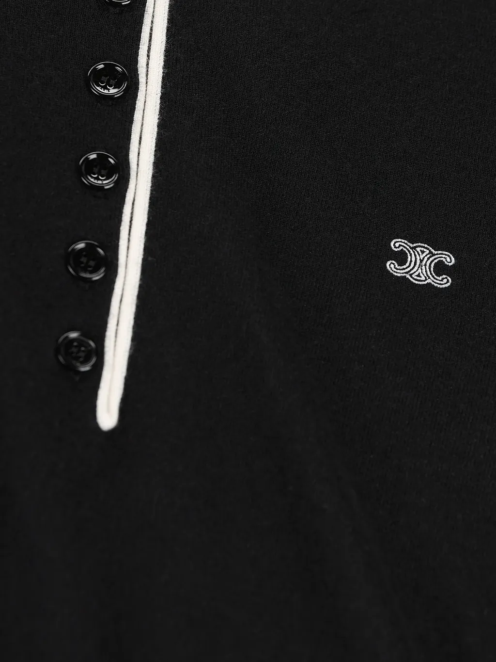 Polo Sweater In Fine Cashmere Silk