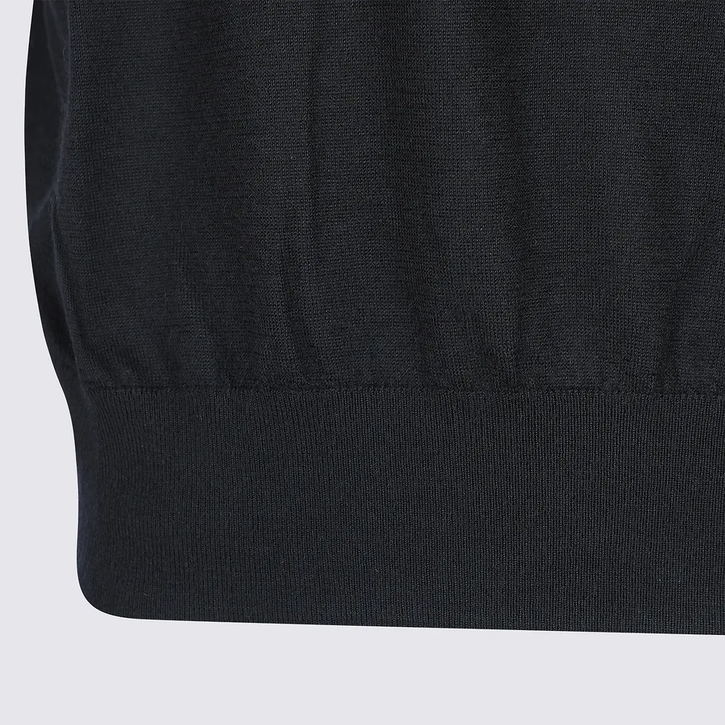 Polo Sweater In Fine Cashmere Silk