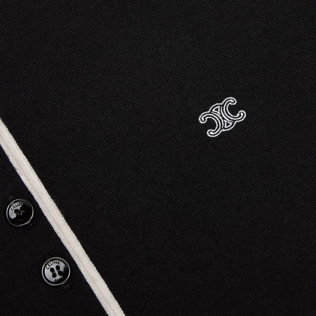 Polo Sweater In Fine Cashmere Silk