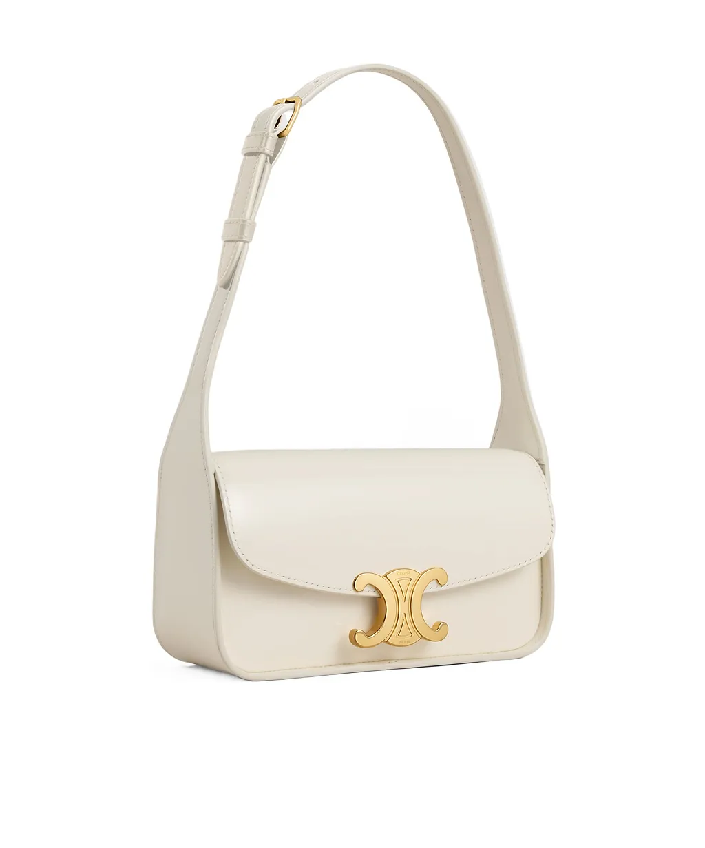 Shoulder Bag Terence In Patent Calfskin
