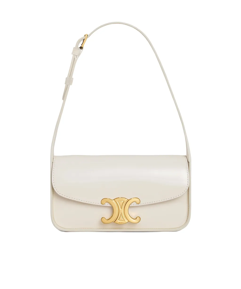 Shoulder Bag Terence In Patent Calfskin
