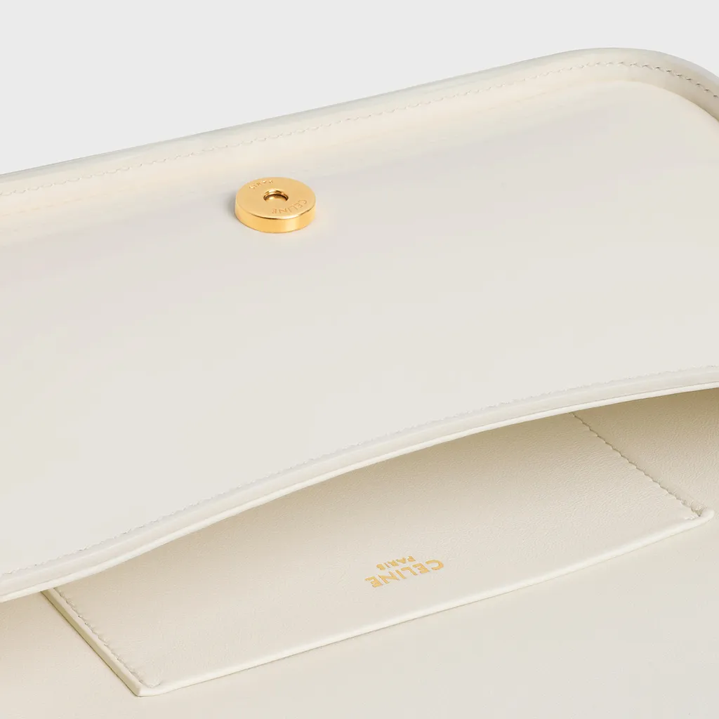 Shoulder Bag Terence In Patent Calfskin