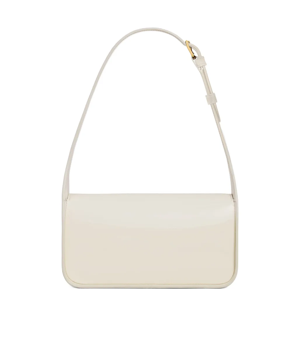 Shoulder Bag Terence In Patent Calfskin