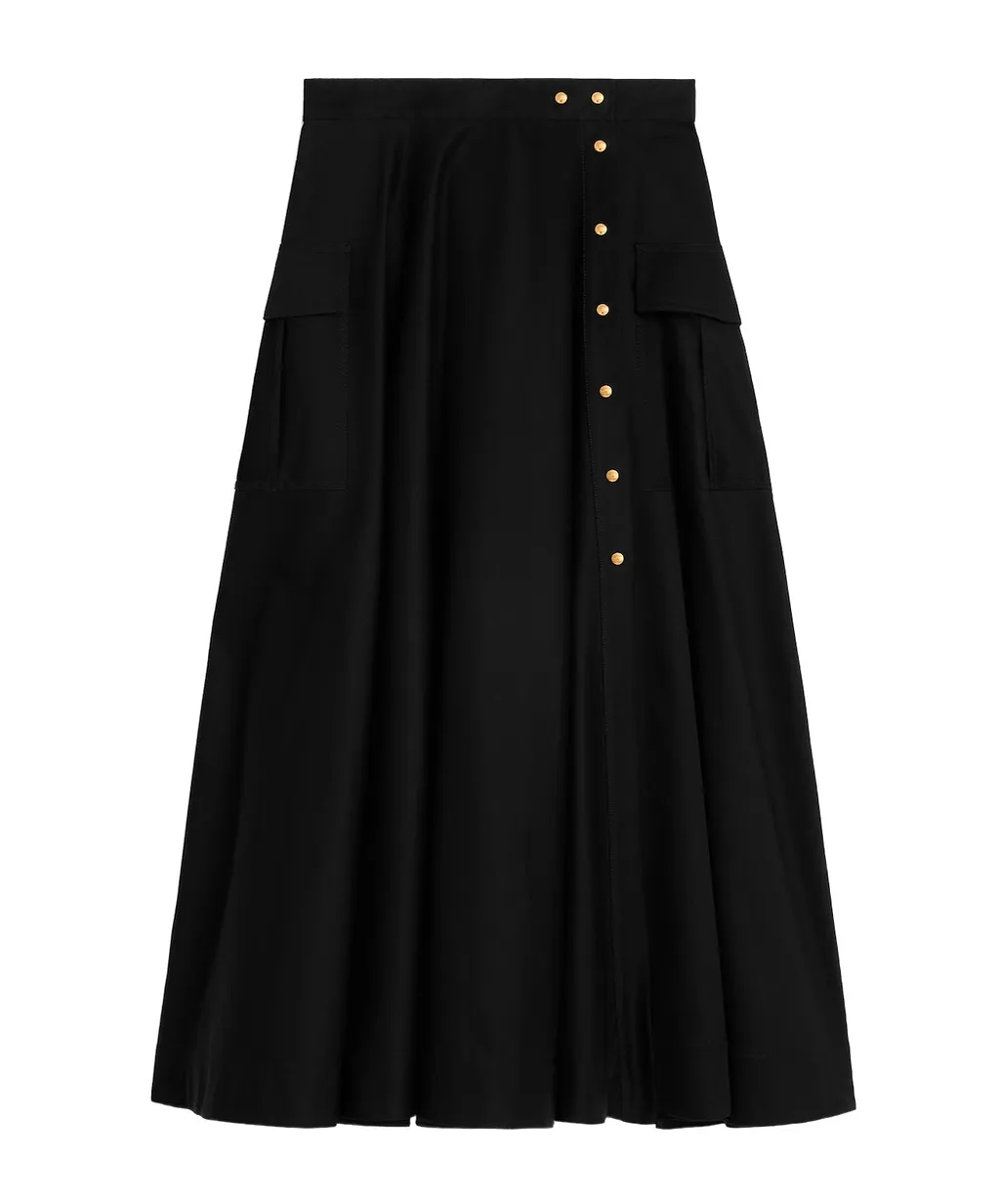 Skirt In Cotton Twill