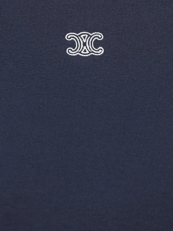 Triomphe T-Shirt In Ribbed Cotton Jersey