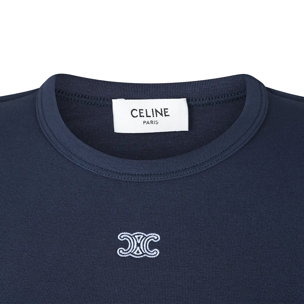 Triomphe T-Shirt In Ribbed Cotton Jersey
