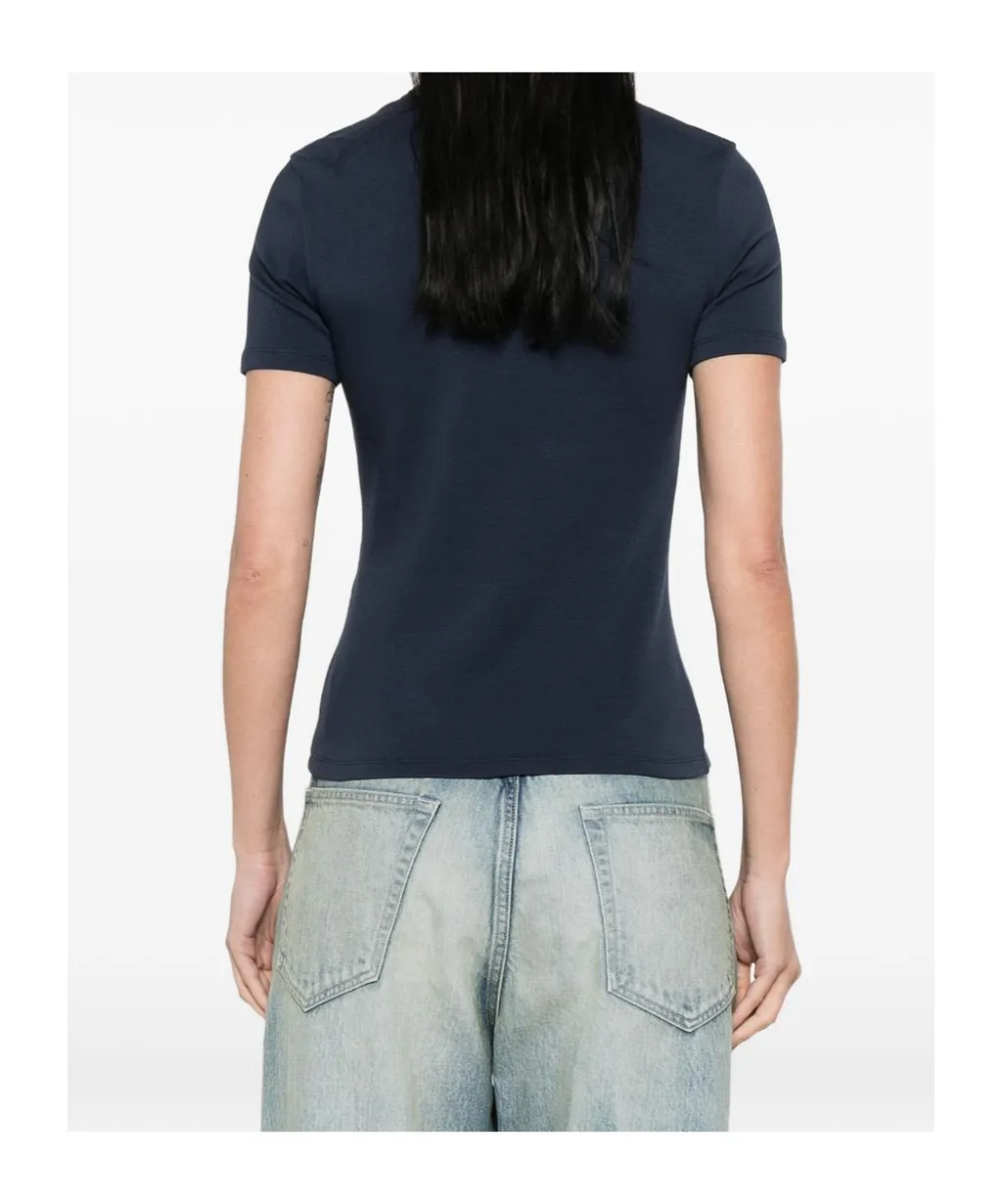 Triomphe T-Shirt In Ribbed Cotton Jersey
