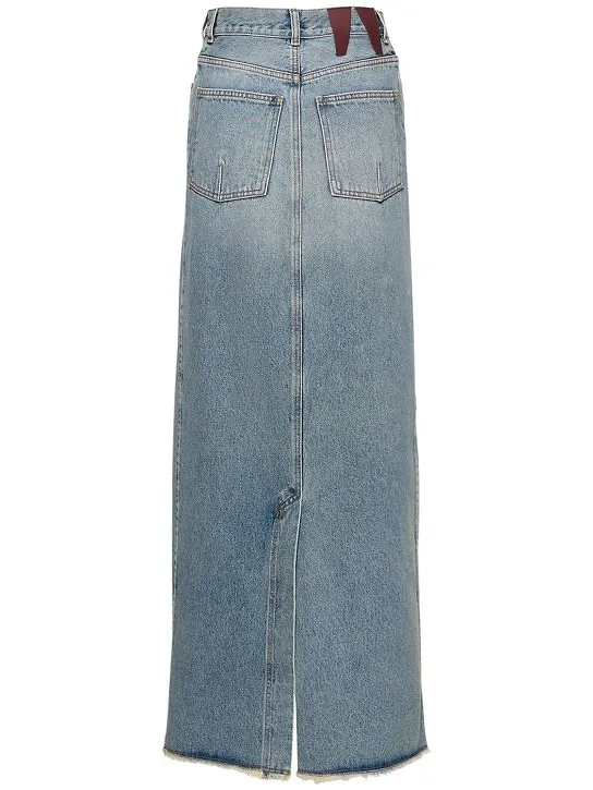 High Waist Denim Skirt