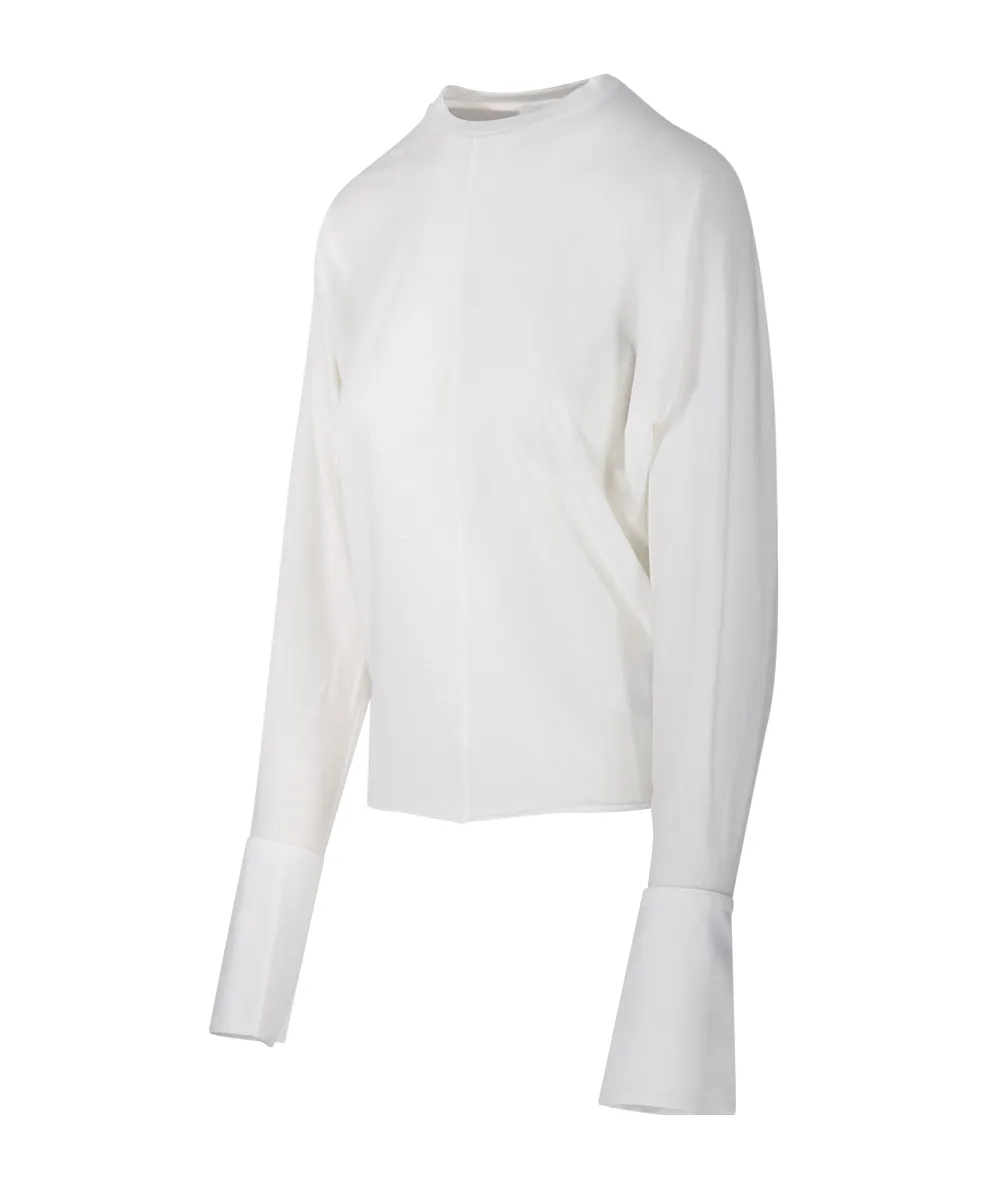 Paris Shirt Cuff Long Sleeve Top