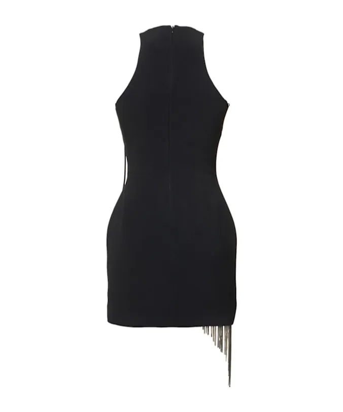 Cady Mini Dress With Metallic Fringe